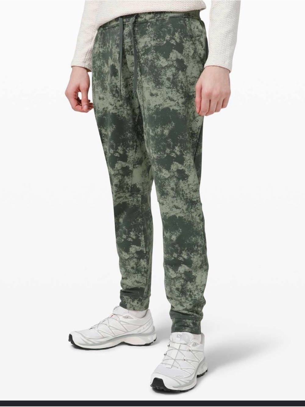 Lululemon Men's City Sweat Jogger Size L Green Camo EUC